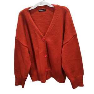 Sheilay Womens Button Up Sweater